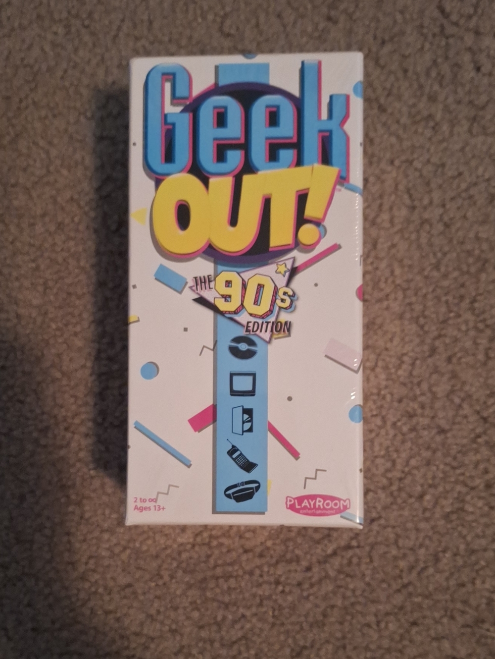Geek Out! The 90s Edition Party Game - White